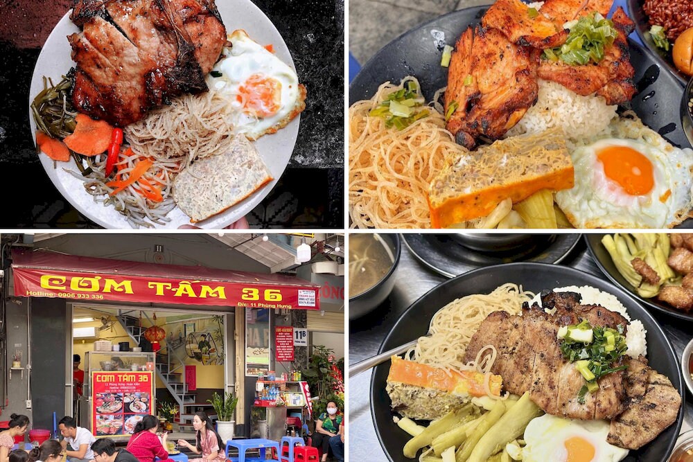 A well-loved spot serving juicy grilled pork over fragrant broken rice, known for its rich Southern-style flavor